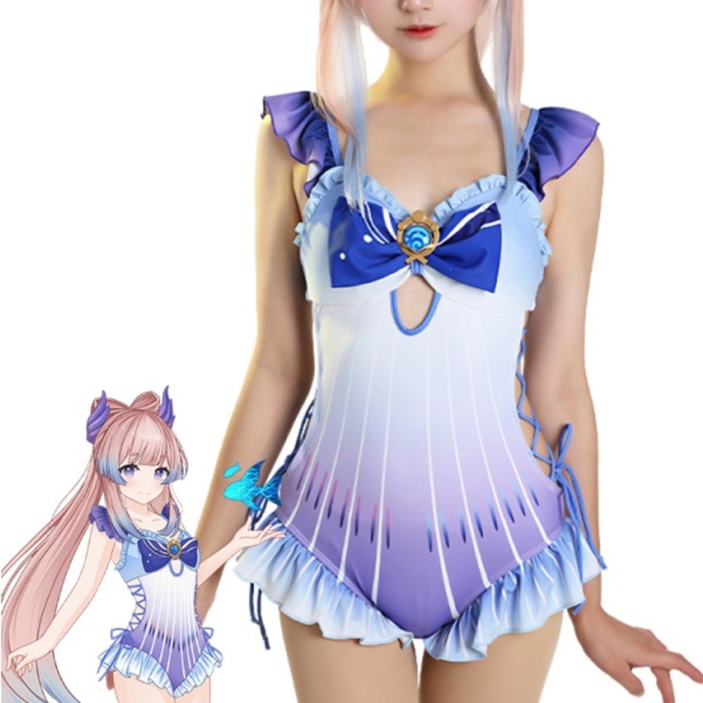 Genshin impact Kokomi swimsuit cosplay